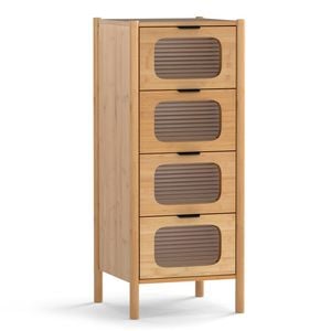 Costway 4-drawer Chest Of Drawers Nightstand