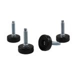Surface Gard 3/8 x 1-1/2" Black Thread Adjustable Glide