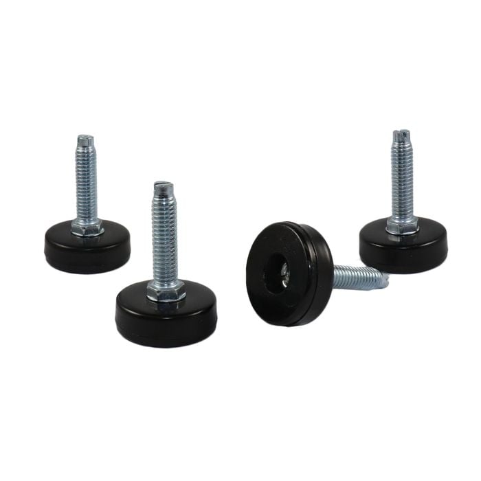 Surface Gard 3/8 x 1-1/2" Black Thread Adjustable Glide