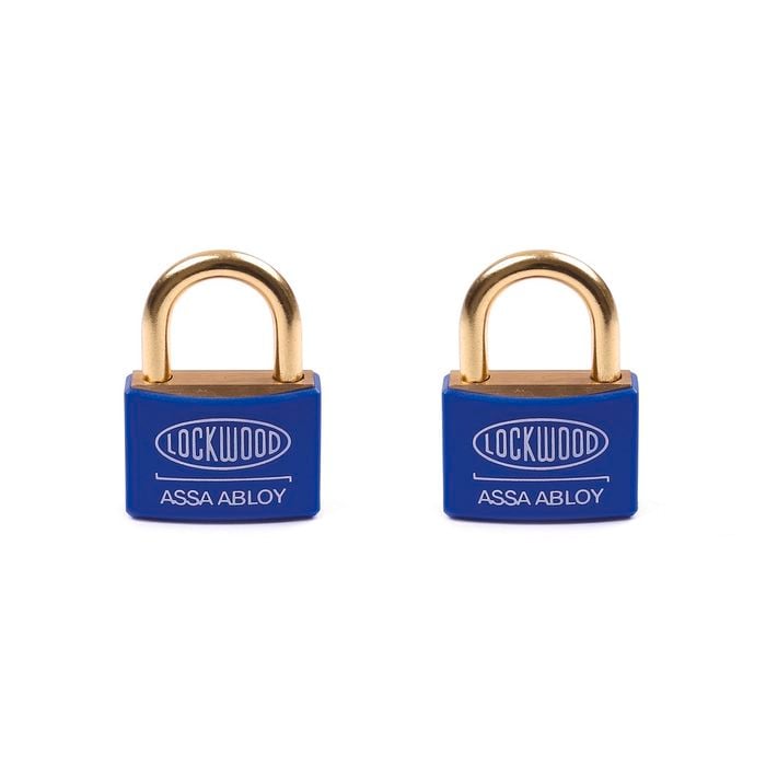 Lockwood 40mm Body 23mm Shackle Opening 110 Series Padlock - Twin Pack