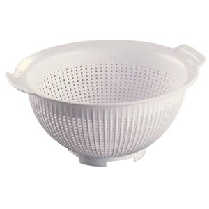 Araven Polypropylene Colander Durable Kitchen Utensil White 280mm