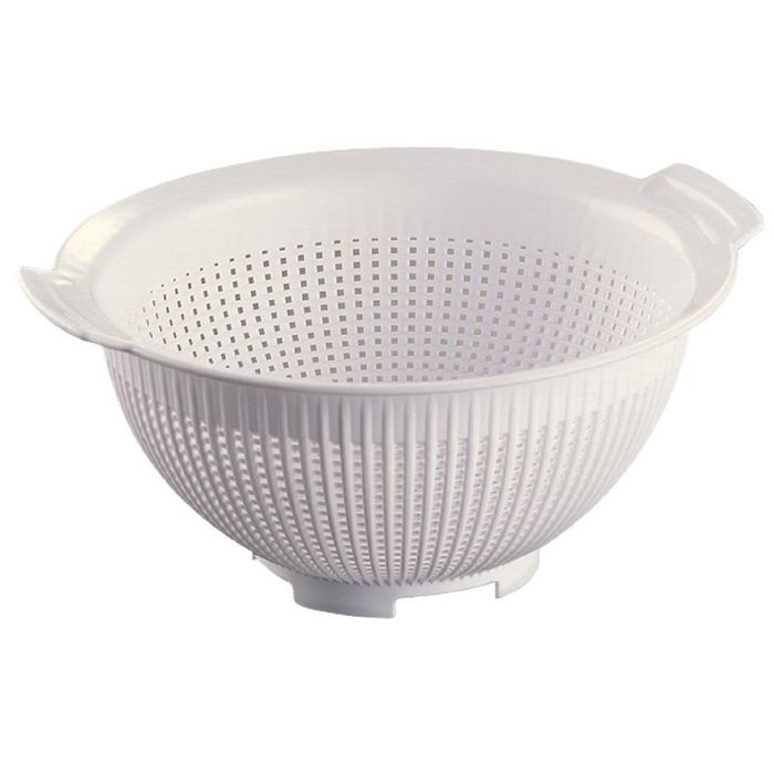 Araven Polypropylene Colander Durable Kitchen Utensil White 280mm