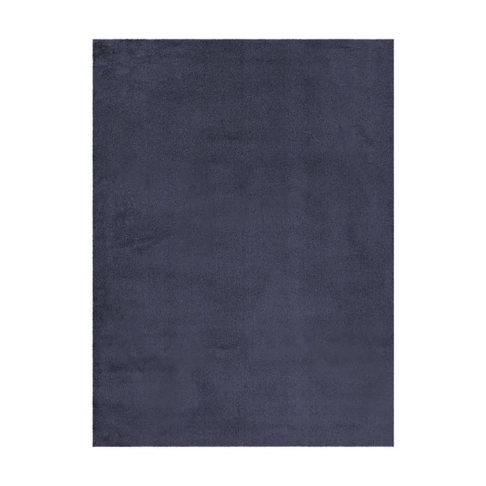 Urban Style Plush Rabbit Fur Rug Soft 10mm Pile Charcoal 240x340cm
