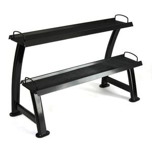Smai Kettle Bell Storage Rack - 2 Layer - Black