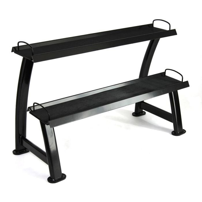 Smai Kettle Bell Storage Rack - 2 Layer - Black