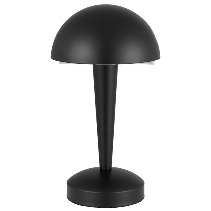 Telbix Mandel Contemporary Table Desk Lamp Light Metal Black Matte