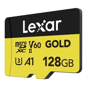 Lexar 128GB GOLD microSDXC UHS II U3 Memory Card [LMSGOLD128G-BNNNG]
