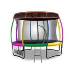 Kahuna Trampoline 8 Ft With  Roof Cover - Rainbow