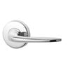 Lockwood Satin Pearl Summit Velocity Passage Lever Set