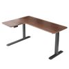 Auslittle Timber  Size 1600x1100 Dual Motor Left Corner Electric Standing Desk