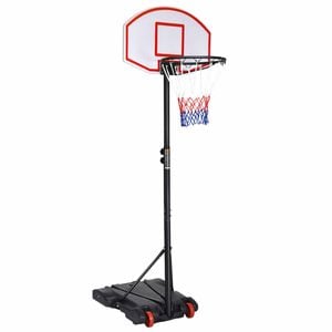 Costway Portable Basketball Hoop System Stand Wheel 178-208cm Adjustable