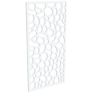 ProtectorAl 300-1200 x 1201-2400mm Satin White/Gloss White Riverstone Unframed Composite Deco Panel