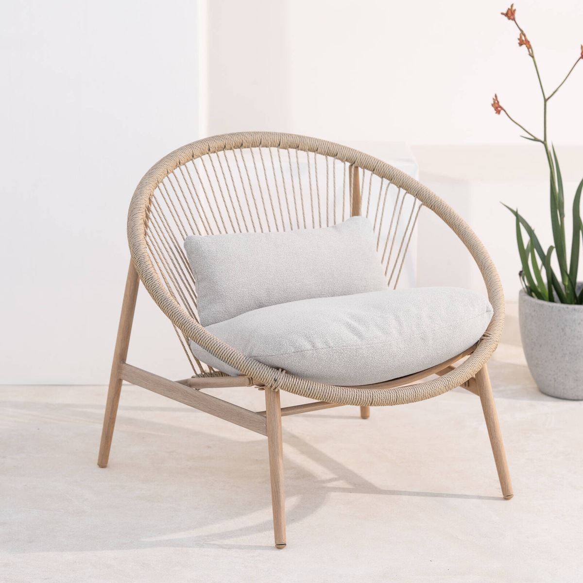 Mimosa Relaxer Circle Rope Chair - Bunnings New Zealand