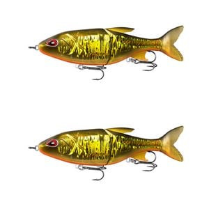 2x 13 Fishing 185mm Glidesdale Jointed Glidebait Fishing Lures - Goldilocks