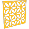 ProtectorAl 300-1200w x 300-1200h Dark Yellow/Gloss White Morrocco Unframed Composite Deco Panel