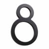 Sandleford 75mm Black Zone House Number 8