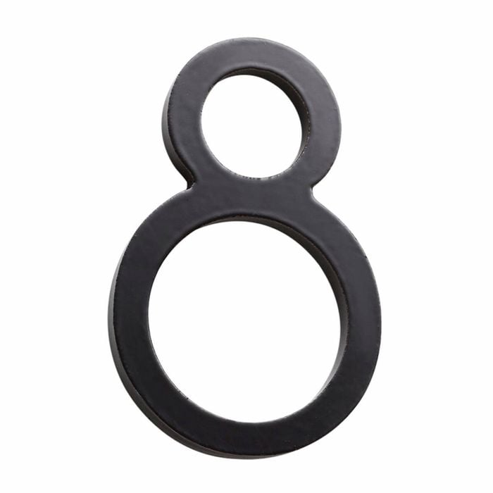 Sandleford 75mm Black Zone House Number 8