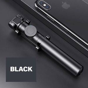 TEGAL Extendable Monopod Selfie Stick with Bluetooth Wireless Remote Shutter Black