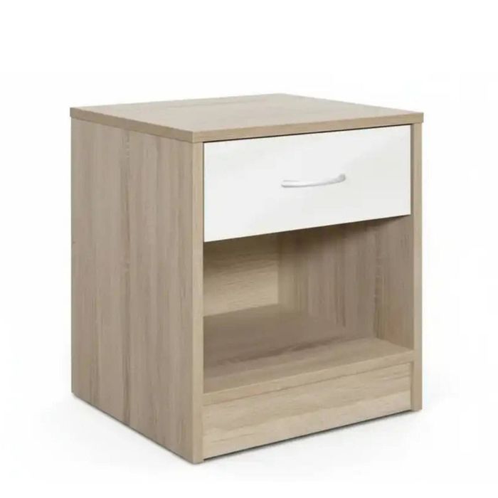 Bardalona Bedside Table - Gloss White