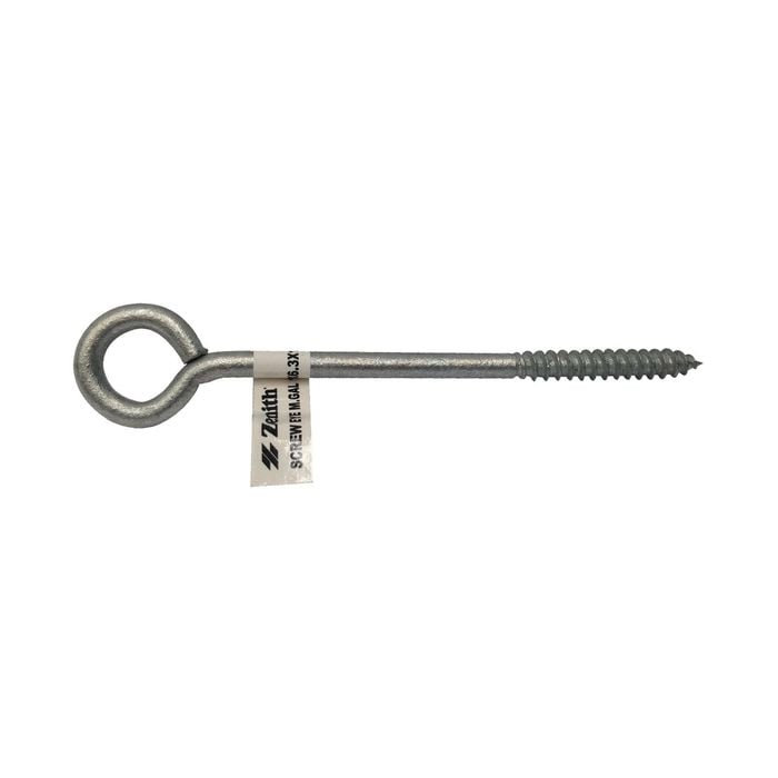 Zenith 152 x 6mm Galvanised Screw Eye