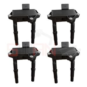 4-Pack SWAN Ignition Coils for Mercedes Benz C63 E63 G63 AMG G500 G550 2013+ 4.0L Twin Turbo