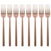 Argon Tableware Stainless Steel Dinner Forks - 19.5cm - Pack of 8