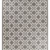 Long Island 208 W71e 120x170 Brown Cream Rug
