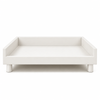 Paws and Willow Large Arctic White Retreat Wooden Dog Bed
