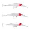 3x Rapala 18cm X Rap Magnum 40 Deep Diving Trolling Lures - Red Head UV
