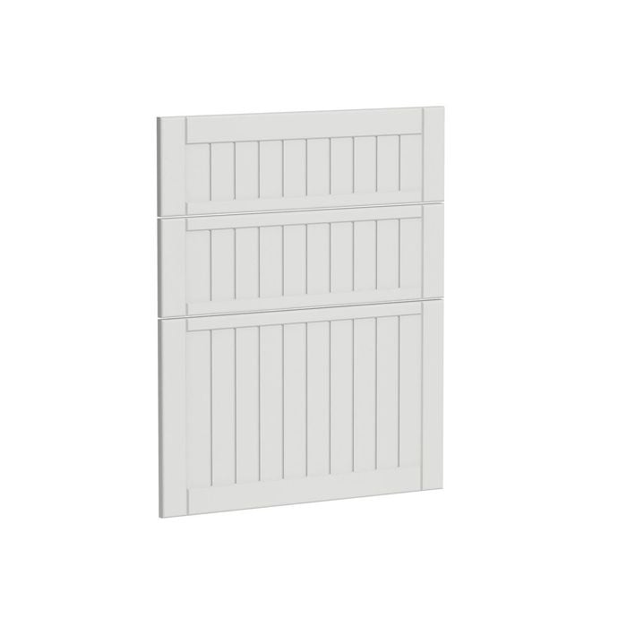 Kaboodle 600mm Sesame Salt Country 3 Drawer Panels