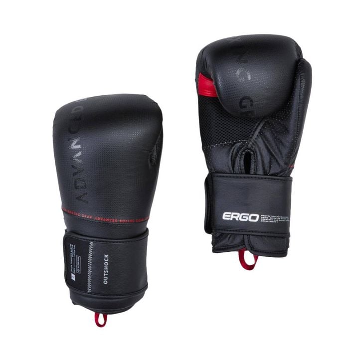120 Boxing Gloves - Decathlon - Black - 10 OZ