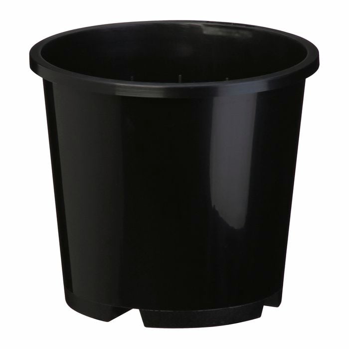IP Plastics 1.3L (14cm) Round Pot Black