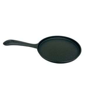 Fissman Cast Iron 20cm Crepe Pan Non-Stick - Black