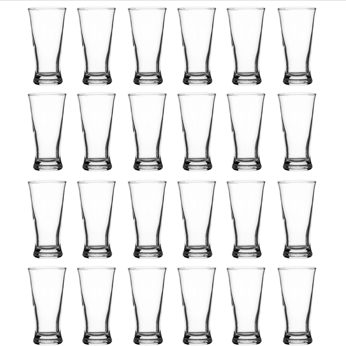 Crown Pilsner Beer Glasses 200ml | Set Of 24