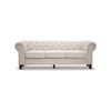 Mellowly 3 Seater Sofa Fabric Uplholstered Chesterfield Lounge Couch - Beige