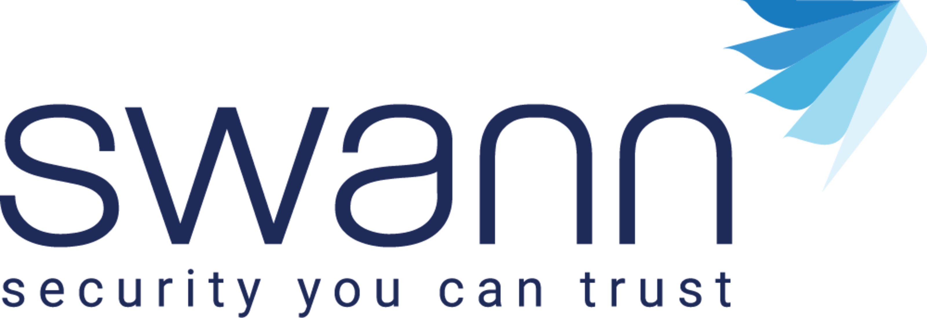 Swan brand logo with tagline "security you can trust"