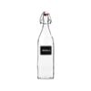 Bormioli Rocco Lavagna Glass Bottle with Chalkboard Label - 1L