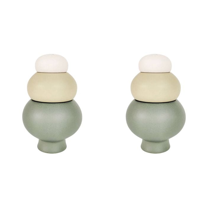 2PK Urban Products Home Decor Nesting Pebble Bowls Forest 14cm