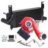 Gen1 High Flow Turbo Charger With 75mm Intercooler And Genuine Oil Feed Pipe For Nissan Pathfinder R51 Yd25 2.5l 2010 Onwards