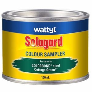 Wattyl 100ml Cottage Green Low Sheen Pre-tinted Solagard Colour Sampler