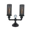 CLA Lighting VENETO Black Iron Table Lamp - 2-Lit