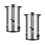 SOGA 2X Electric Water Boiler – 12L Stainless Steel Hot Water Urn