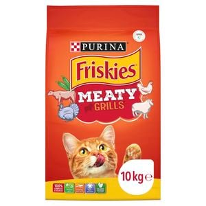 Friskies 10kg Meaty Grills Dry Cat Food