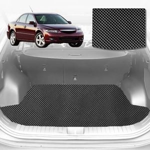 6D Diamond Car Boot Mat for Mazda 6 GG, GH, GY, GH12002-2008-Hatch-Cargo Mat-Black-Outback GT