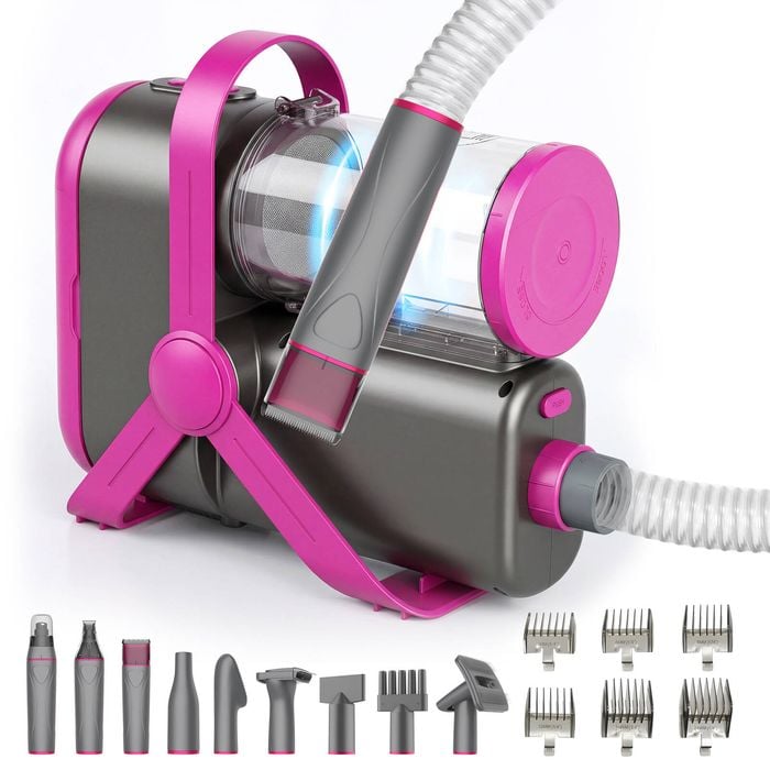 Advwin 9-in-1 Pet Vacuum & Dryer Gromming Kit Pet Grooming