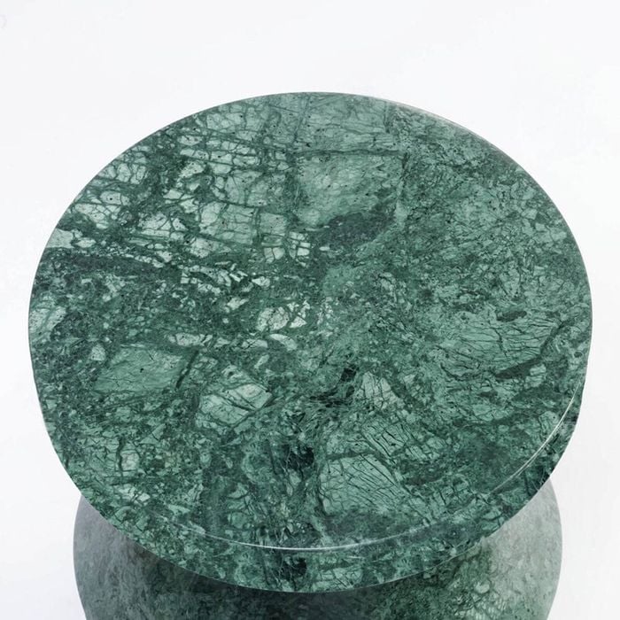 Equinox Solid Marble Accent Table