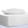 The Lighthouse Washed Cotton Combo Bedding Set With Pillowcase Queen White