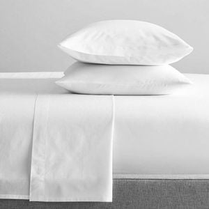 Renee Taylor 300 Thread Count 100 % Organic Cotton Sheet Sets Single White