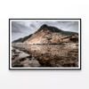 Rocky Mountain with Clouds  Print 100% Australian Made 90x60cm  (Poster)