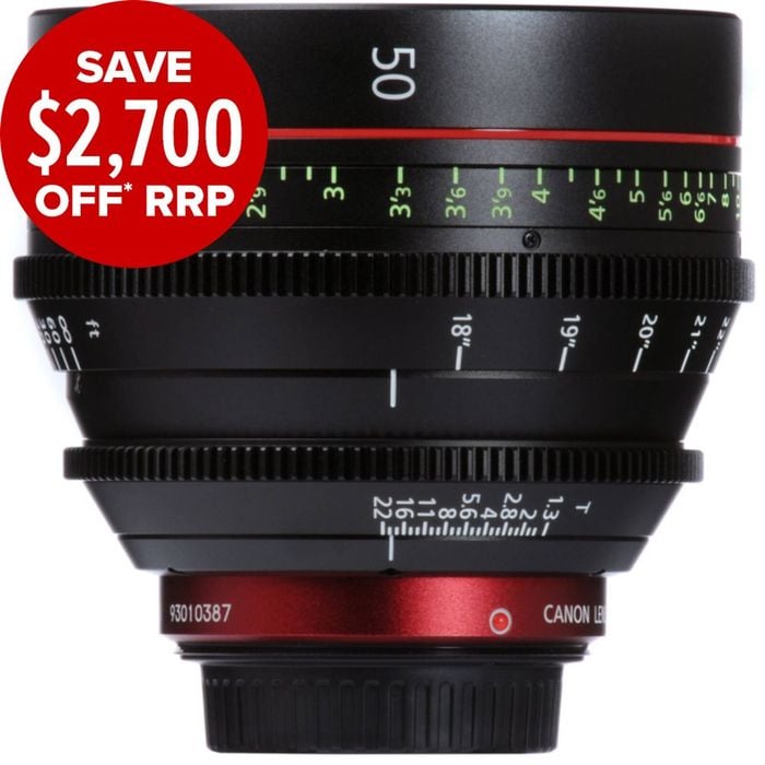 Canon Cn-e 50mm T1.3 L F Cinema Lens (ef Mount)